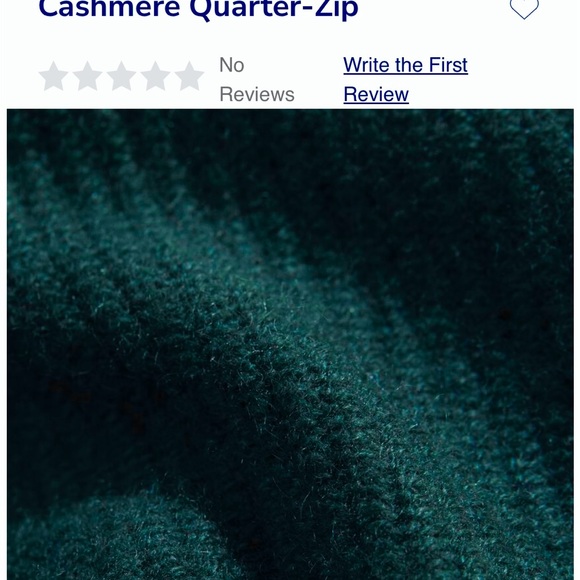 NWOT Vineyard Vines Cashmere Quarter-Zip - Picture 4 of 16